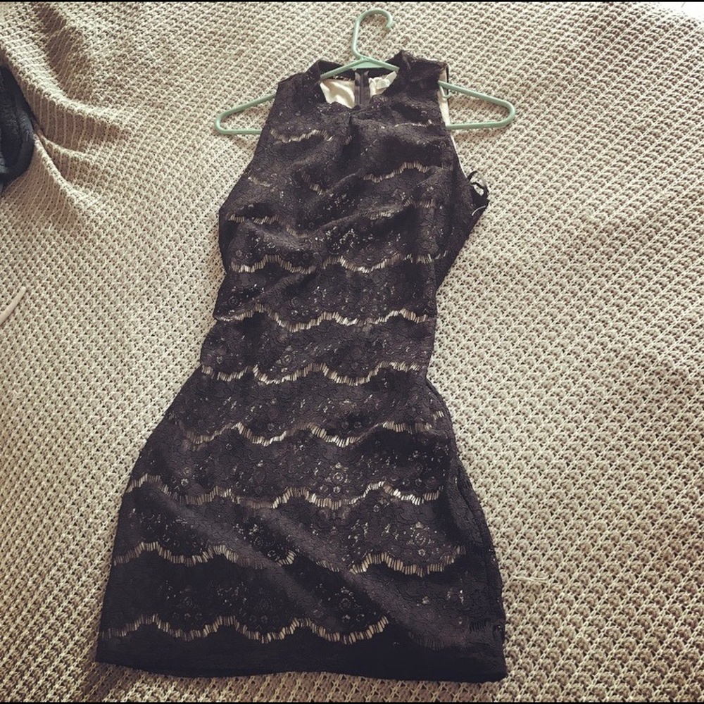 LBD - Black Lace Dress Size M